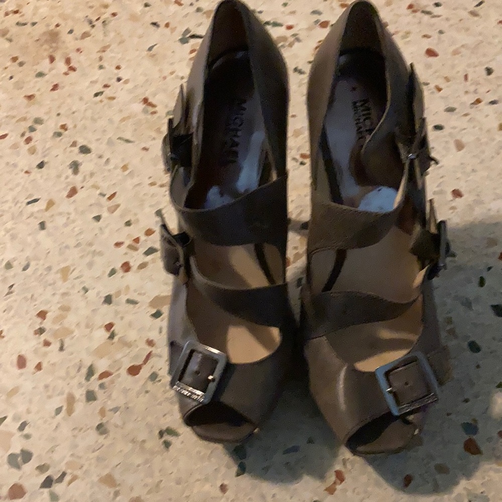 Steel grey platform
